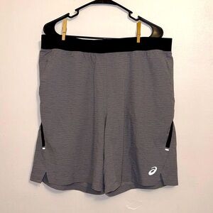 ASICS woven Grey Stretch Shorts Men XL